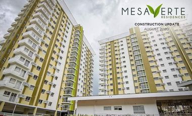 Ready for Occupancy 1 Bedroom Condo in Mesaverte Residences