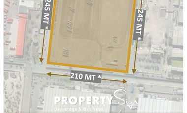 Arriendo Terreno Industrial Laguna Sur Pudahuel 0,017 UF/m2 / TI-24