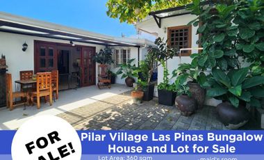 Pilar Village Las Pinas Bungalow House and Lot for Sale
