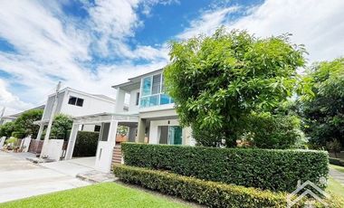 Single house for sale, Habitia Bond, modern style. On the Ratchaphruek location (345) behind the inner corner