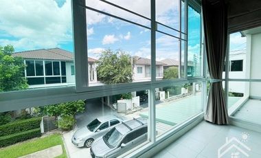 Single house for sale, Habitia Bond, modern style. On the Ratchaphruek location (345) behind the inner corner