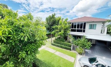 Single house for sale, Habitia Bond, modern style. On the Ratchaphruek location (345) behind the inner corner