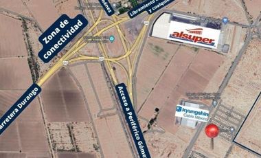 NEARSHORING EN LA LAGUNA - FASE VALOR MERCADO - Terrenos en venta para bodega a unos metros de Cedis Alsuper y Kyungshin