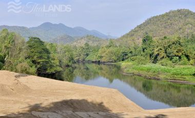 GORGEOUS 3 RAI KWAE YAI PROPERTY WITH 47 METERS OF RIVERFRONT AND GREAT MOUNTAIN VIEWS!!!
