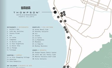 DEPARTAMENTOS EN VENTA EN THOMPSON PUERTO VALLARTA.