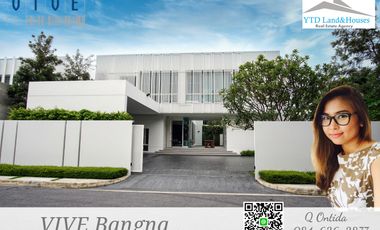 For Sale Super Luxury, Modern Minimal house at VIVE Bangna 49 M.THB