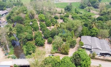 Land by the river in Mae On at Baan On Luai for Sale Lot size 4 rai