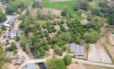 Land by the river in Mae On at Baan On Luai for Sale Lot size 4 rai