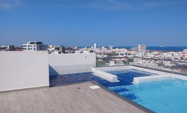 Departamento en 4to. piso en el Fracc. Costa de Oro. Alberca y vigilancia