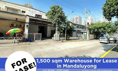 1,500 sqm Warehouse for Lease in Mandaluyong