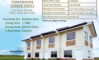 (PAGIBIG FINANCING) NEW TOWNHOUSE TO RISE IN TRESE MARTIRES NEAR SM