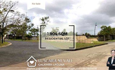 PRICE IMPROVED!!!Luscara Nuvali Lot for Sale! Calamba Laguna