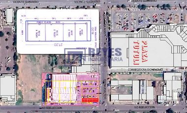 SE VENDE 4 LOCALES COMERCIALES CALLE QUINTANA ROO EN CIUDAD OBREGÓN