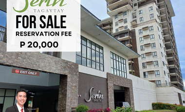 1 bedroom with Balcony Condo for Sale in Tagaytay | Serin East Tagaytay by Ayala Land (Prime Location)