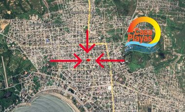 Vendo Casa Rentera y Comercial en El Centro de Playas Villamil, Av Paquisha