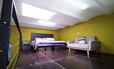 Departamento tipo loft amueblado en el centro de puebla
