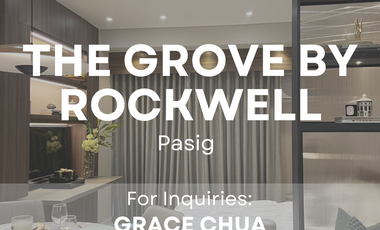 For Sale: Interior Decorated Studio Unit in The Grove by Rockwell, Pasig