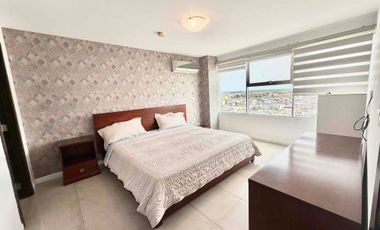 Departamento amoblado en alquiler, urb. Ciudad de Machala