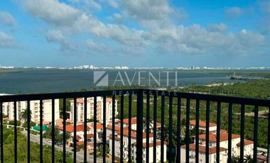 Departamento amueblado en renta en Brezza Towers en Cancún, Quintana Roo.