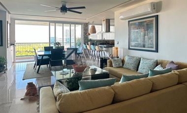 Departamento amueblado en renta en Brezza Towers en Cancún, Quintana Roo.