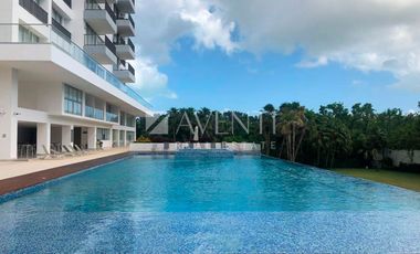 Departamento amueblado en renta en Brezza Towers en Cancún, Quintana Roo.
