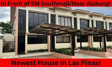 House for sale in Las Pinas In front of SM Southmall near Alabang CBD, Airport and Madrigal Business Park