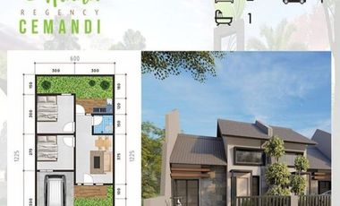 Rumah Alana Regency Cemandi Juanda 400Jtan Cicilan 2Jtan Free Biaya2