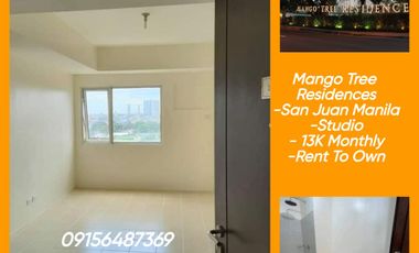Studio Type Condo Early Turn Ove Condo No Down Payment Rent To own