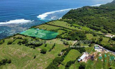 Cliff front land sale 1 hectare in Kutuh Pandawa ungasan Bali