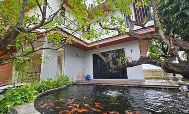 บ้านเดี่ยวสุดหรูแบบ Fully Furnished พร้อมโกดังสินค้าและที่ดินขนาด 12 ไร่  หน้ากว้าง 100 เมตร  ติดถนนเลี่ยงเมือง  จังหวัดราชบุรี เดินทางสะดวกมาก ใกล้ตั