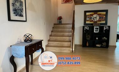 HERMOSA CASA CON AREA VERDE Y AMOBLADA EN RENTA, Sector Capulispamba R117