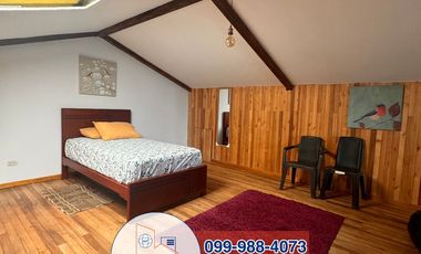 HERMOSA CASA CON AREA VERDE Y AMOBLADA EN RENTA, Sector Capulispamba R117