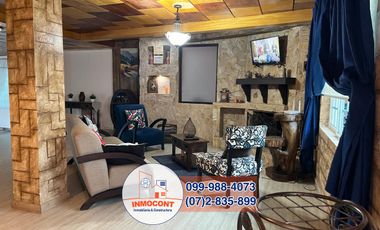 HERMOSA CASA CON AREA VERDE Y AMOBLADA EN RENTA, Sector Capulispamba R117