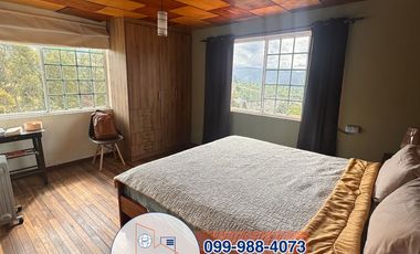 HERMOSA CASA CON AREA VERDE Y AMOBLADA EN RENTA, Sector Capulispamba R117