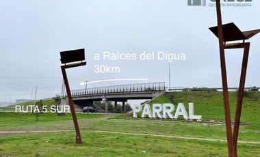 PARCELAS PARRAL 5000M2, AGUA POTABLE Y LUZ