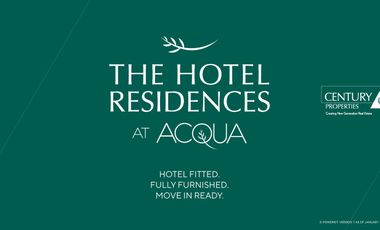 BEST CONDO HOTEL SALE AT THE RESIDENCES AT ACQUA