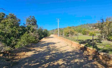 Parcelas de 20.000 m, rol, agua y luz. Ruta lo Orozco / Casablanca