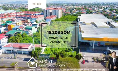 Sucat Commercial Vacant Lot for Sale! Muntinlupa City