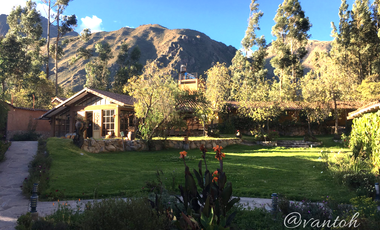 HOTEL EN VENTA, 5,228 m2 AT, URUBAMBA, VALLE SAGRADO - CUSCO