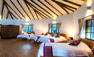 HOTEL EN VENTA, 5,228 m2 AT, URUBAMBA, VALLE SAGRADO - CUSCO