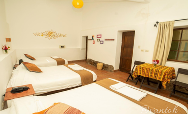 HOTEL EN VENTA, 5,228 m2 AT, URUBAMBA, VALLE SAGRADO - CUSCO
