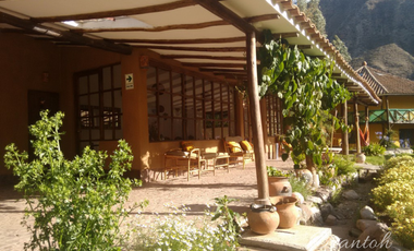 HOTEL EN VENTA, 5,228 m2 AT, URUBAMBA, VALLE SAGRADO - CUSCO