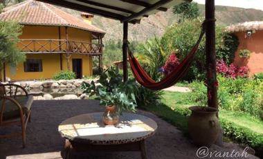 HOTEL EN VENTA, 5,228 m2 AT, URUBAMBA, VALLE SAGRADO - CUSCO