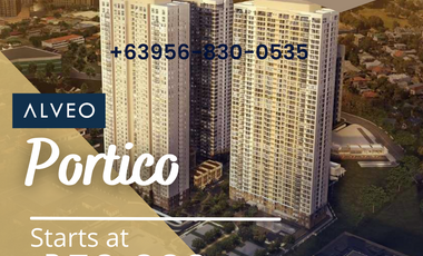 Exclusive Preselling Studio Condo in Pasig, Portico Studio Unit in Capt. Henry P. Javier, St, Pasig, Metro Manila Condo For Sale