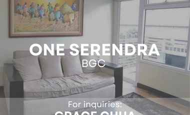 1 Bedroom Condominium for Sale in One Serendra, Palm Tower, BGC