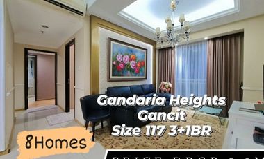 Gandaria Height 3+1BR Gandaria City Unit Bagus BEST PRICE