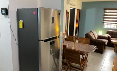 Hermoso Depto.en Residential Alborada de 2 Recamaras , planta bajas en entorno natural, con alberca y estacionamiento
