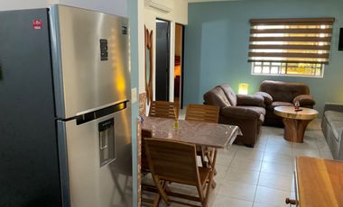 Hermoso Depto.en Residential Alborada de 2 Recamaras , planta bajas en entorno natural, con alberca y estacionamiento
