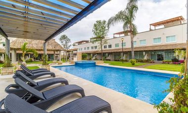 últimas Casas  frente alberca SEGURIDAD 24/7  a 1 HORA de la CDMX Precio para crédito bancario