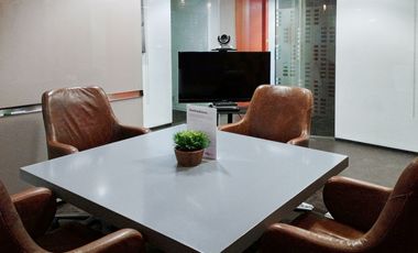 Private office space for 3 persons in Regus Apple One Equicom Tower